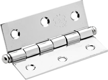 Dobradiça 880x3.1/2 Polegadas Cromada Cartela Silvana