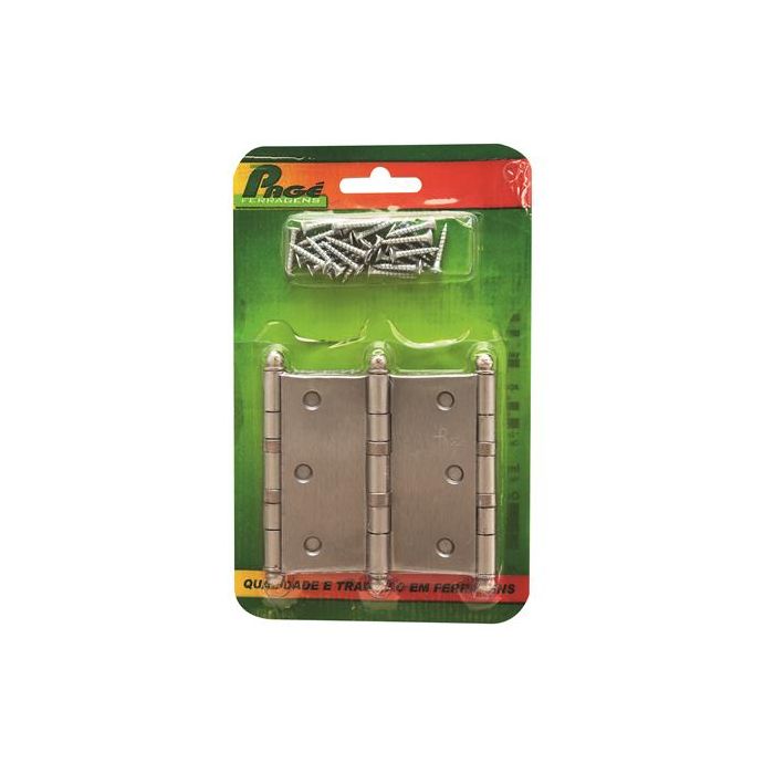 Confira quais são os 8 tipos de dobradiças principais e o uso mais indicado de cada 15 Dobradica pino bola com aneis de ferro cromo acetinado linha leve 1285A 3 1 2 Page 1459554