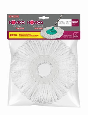 Mop Noviça Giratório Refil 1X6 Bt1391R Bettanin