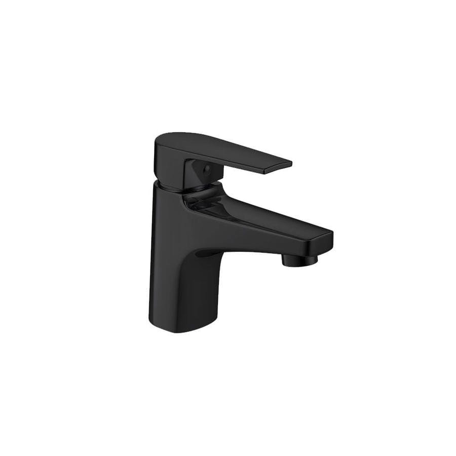 Misturador Monocomando De Mesa Bica Baixa Para Lavatório Level Black Noir Deca