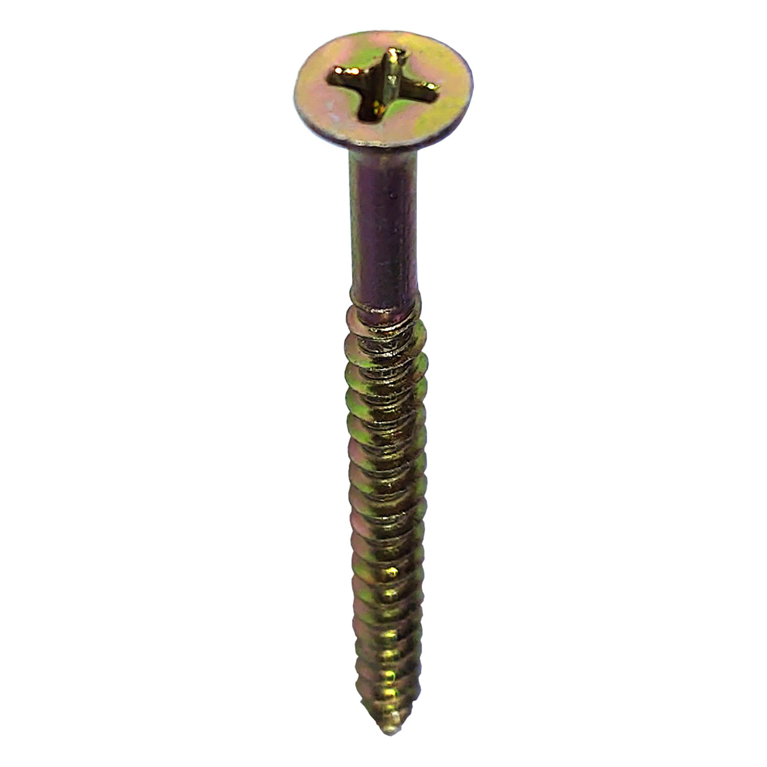 Parafuso Phillips Cabeça Chata Bi cromatizado (Para Aglomerado) 5,0x50 Fixtil