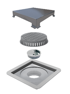 Acerte na escolha do ralo para banheiro 9 Elleve ralo linear Square tampa inox 10x10 cm 2368846