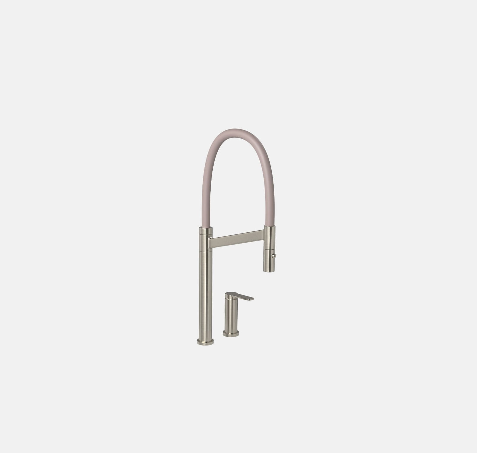 Misturador Monocomando De Mesa Para Cozinha Deca Colore Inox E Fendi Deca