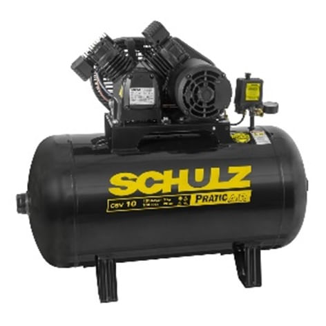 Como escolher compressor para pintura: guia completo 11 Compressor de ar csv 10 100l Pratic Air 2hp 127v Schulz 1631829