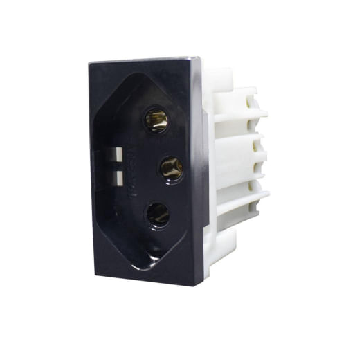 Passo a passo para saber onde colocar tomadas e interruptores 7 TOMADA 2 POLOS TERRA DE 10 AMPERES INOVA PRO CLASS ALUMBRA BLACK PIANO 1736817