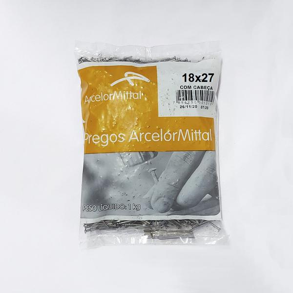 Conheça os tipos de pregos e onde usá-los 9 PREGO C CABECA 18X27MM 1KG ARCELORMITTAL 1554557