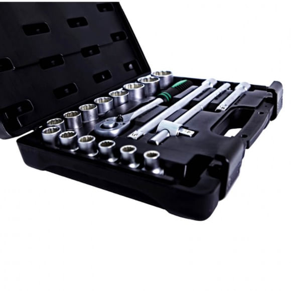 Soquete de encaixe 1/2" 18 peças Matrix ToolsWorld