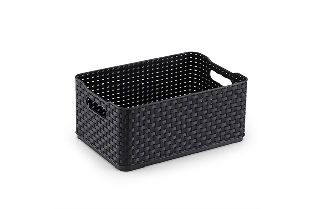 O que deve ser analisado ao escolher a geladeira ideal para a sua cozinha 9 Caixa organizadora 520ml preta Rattan 01 Arthi 1556827