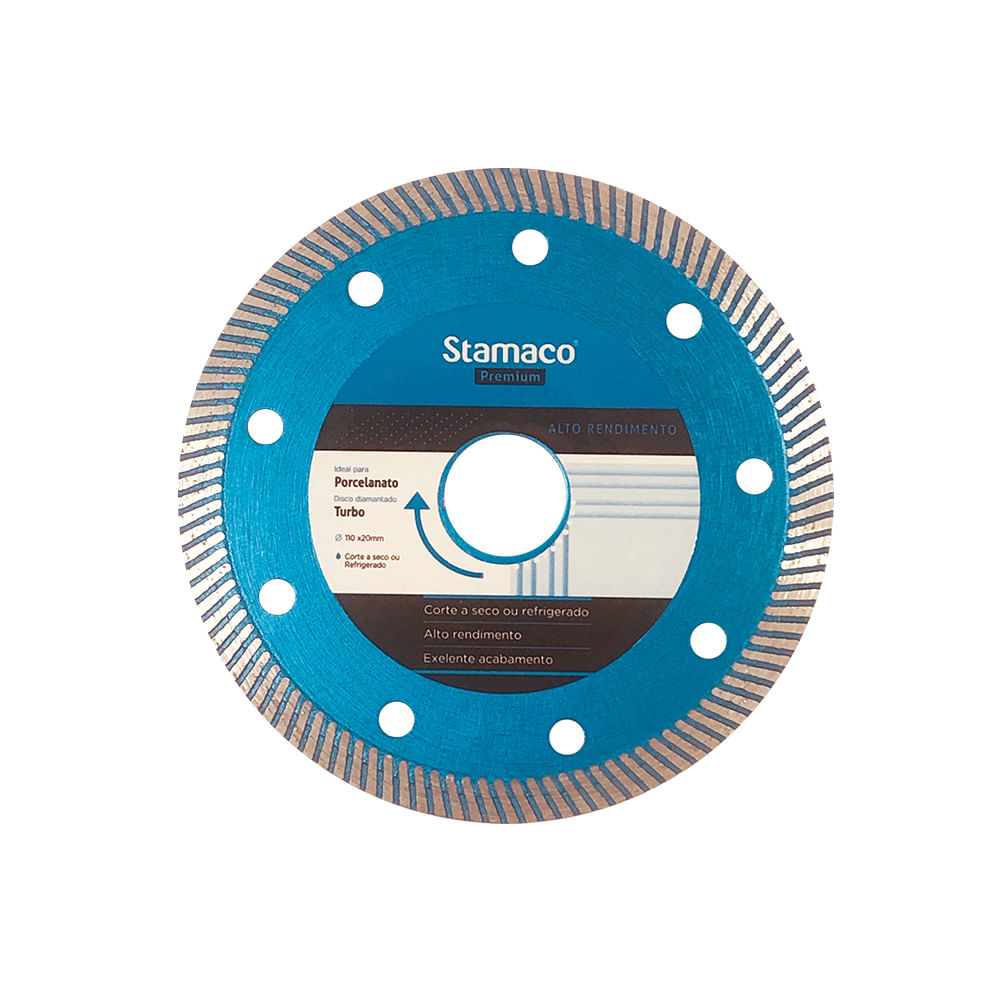 Confira 6 dicas para utilizar discos de corte 6 Disco de Corte Diamantado para Porcelanato 4 Azul Stamaco 1571664