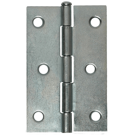 Dobradiça Zincada 3" com Parafuso Madeira 4.2 x 22 Cabeça Chata Phillips 4.2mm x 22mm Fixtil