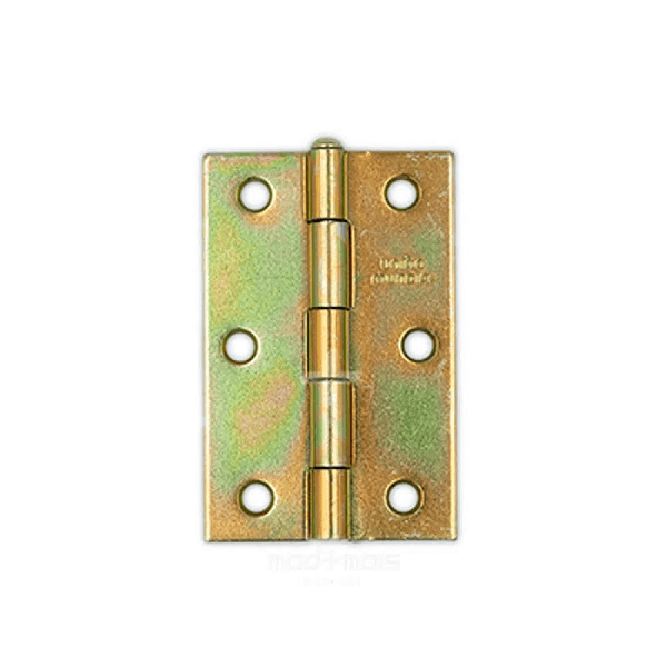 Dobradiça Bicromatizada 3" x 1.7/8" com Parafuso para Aglomerado 4.0 x 22 Cabeça Chata Phillips 4.0mm x 22mm Fixtil
