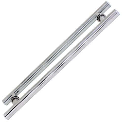 Puxador Pop Line Tubular 22x300x200mm Aço Inox 201 Polido Geris