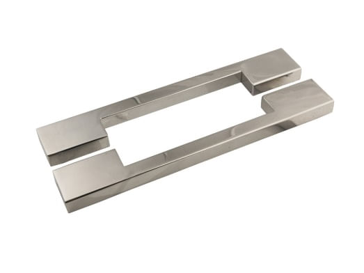 Puxador Duplo Big Thin 632x600mm Inox 304 Polido Geris
