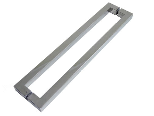 Puxador Duplo Goal 30x30x600mm Inox 304 Polido Geris