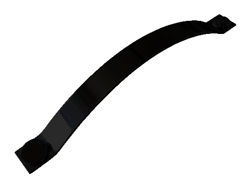 Alça Multiuso Flat 22x240mm Alumínio Preto Geris