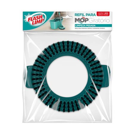 Refil Mop Giratório Limpeza Pesada Flash Limp