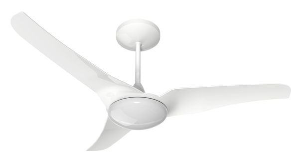 Ventilador de teto 106cm 3 pás 220V branco Aliseu