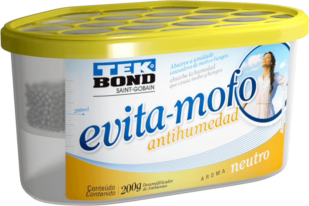 Tintas antimofo: quais as vantagens e como aplicar 6 Evita Mofo 200G Neutro Tekbond 2329310