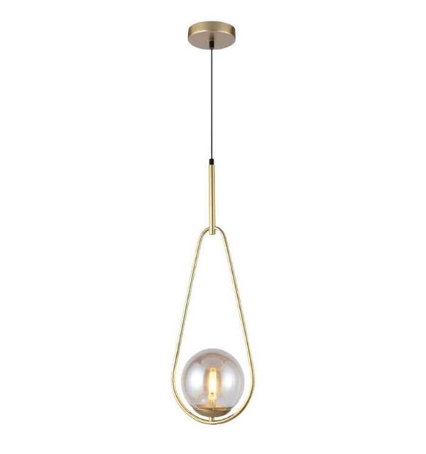Pendente Pêndolo G9 Âmbar Dourado Orluce