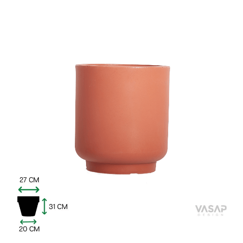 Vaso Cumbuca Alo M Terracota