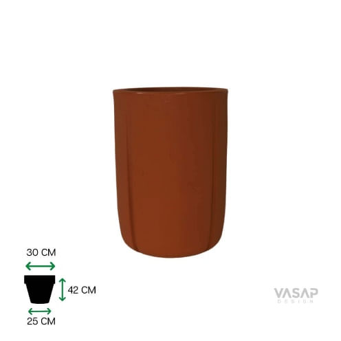 Vaso Karaja 42 Terracota