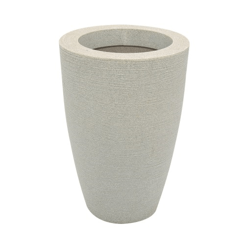 Vaso Cone Grafiato 77 Branco Marmore