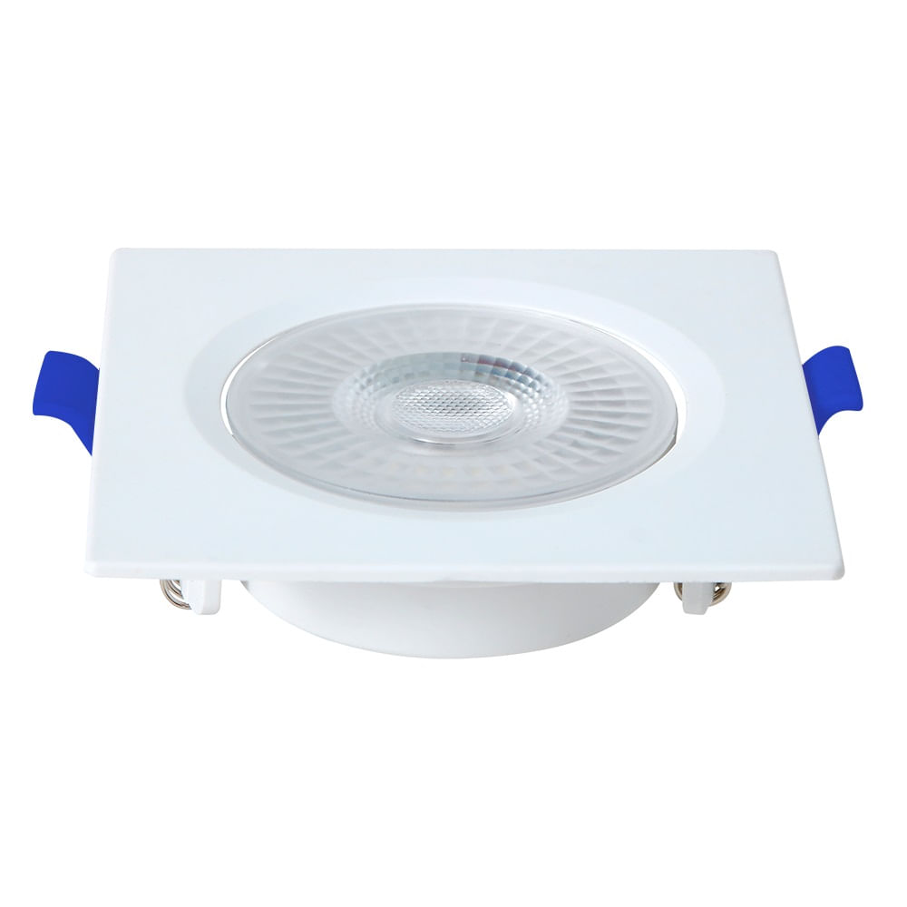 Spot LED Embutir Quadrado Branco 8W Bivolt 6500K Blumenau