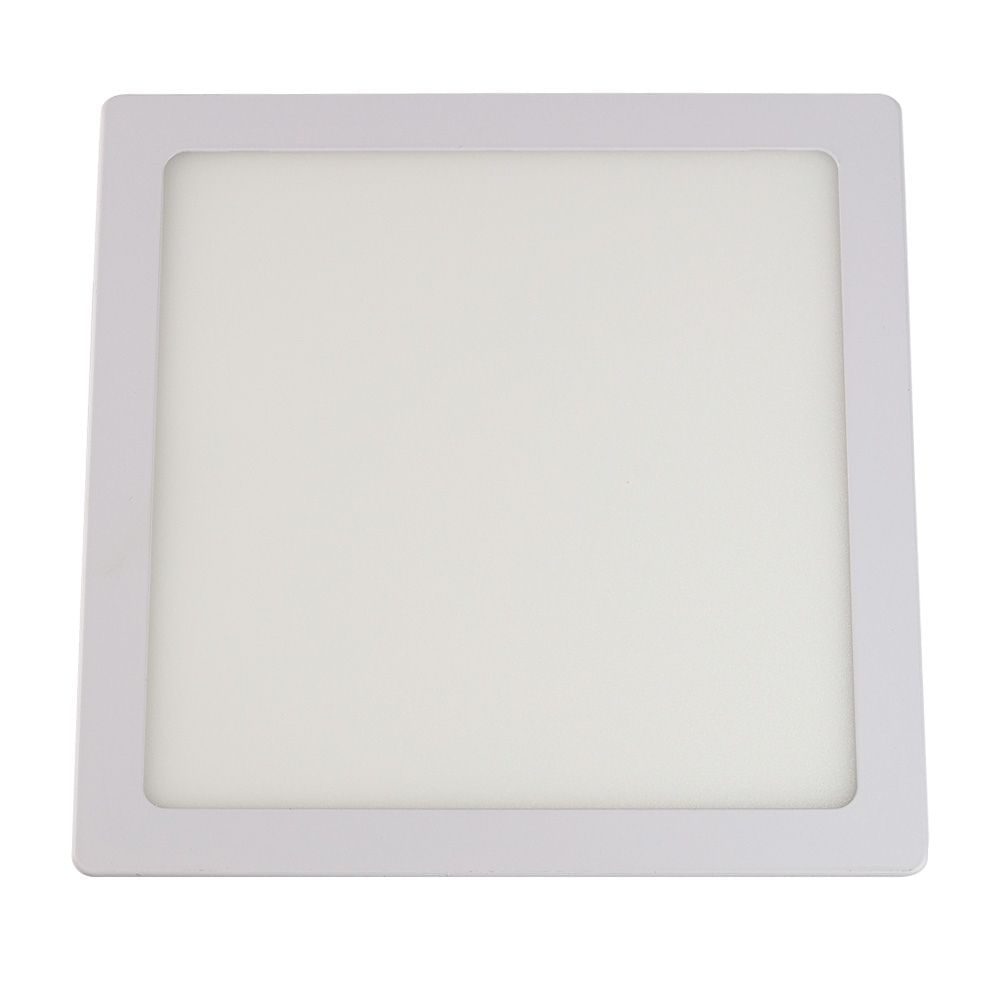 Entenda melhor sobre iluminação direta, indireta e linear 9 Embutido Slim LED quadrado 12W 3000K branco Bronzearte 1446878