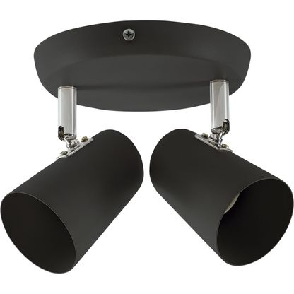 Spot New Short c/ 2 Luzes E27 Preto Bronzearte