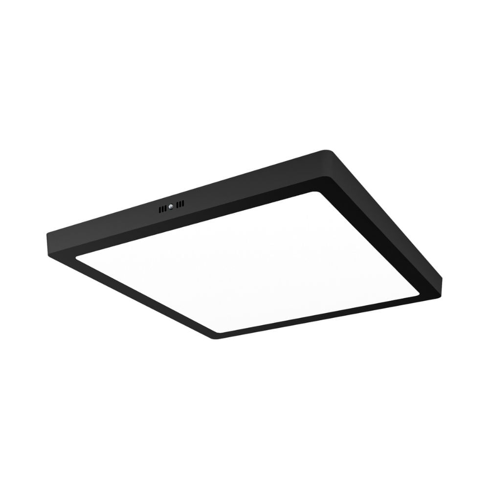 Como escolher o modelo ideal de paflon para a sua sala? Confira aqui! 7 Plafon Sobrepor Home Led Quadrado 18W 6500K Preto Bronzearte 2310082