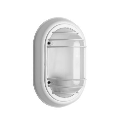 Tartaruga Oval Suprema Branca Para 1 Lampada 40W 21,5X14CM Taschibra