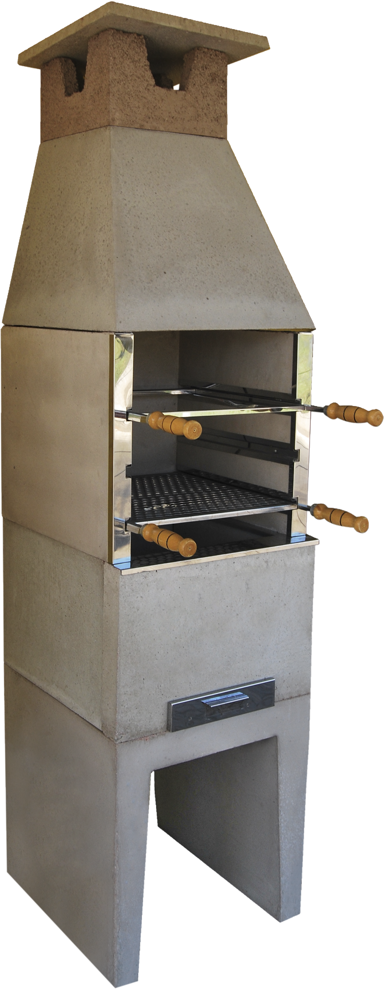 Churrasqueira Concreto Refratario Atacadao Lazer 50cm 1746553