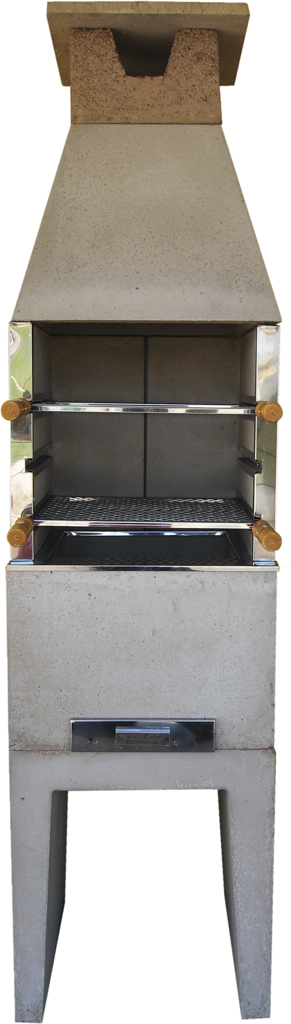 Churrasqueira pré-moldada: 4 dicas para escolher a ideal para a sua casa 12 Churrasqueira Concreto Refratario Atacadao Lazer 50cm 1746553