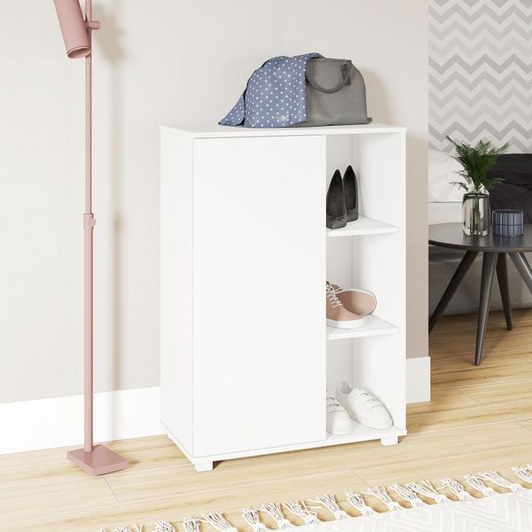 Sapateira 1 Porta Branco Mdp 15Mm