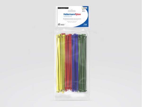 Kit Abraçadeira Mix De Cor T30R-150X3,6Mm 100Pçs
