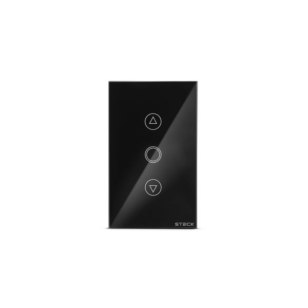 Interruptor Smarteck 4X2 Dimmer Touch Preto