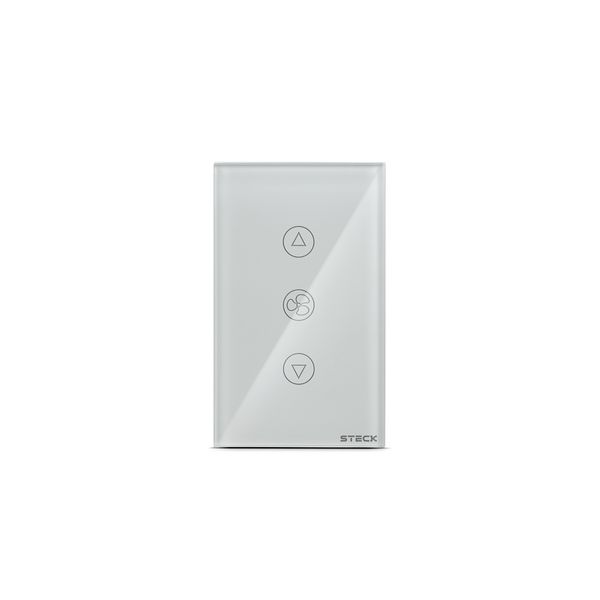 Interruptor Smarteck 4X2 Ventilador Touch Branco