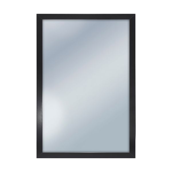 Espelho Prata Com Moldura 50X80 Preto Tpclean