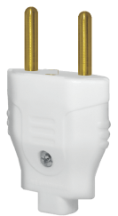 Plugue 2p 10a Padrão Branco Alumbra