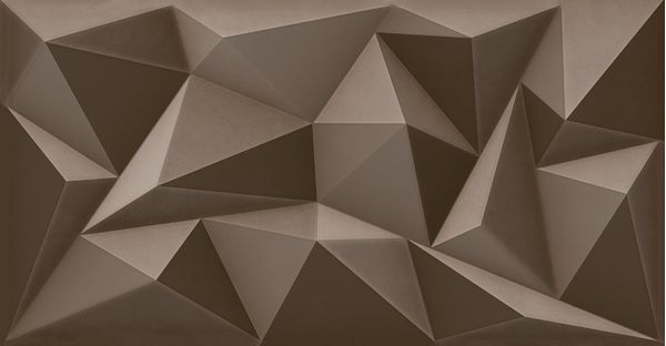 Revestimento 3d Gres Louvre Brun Cinza Esmaltado 37x74cm Caixa com 1,88 m² Retificado Savane