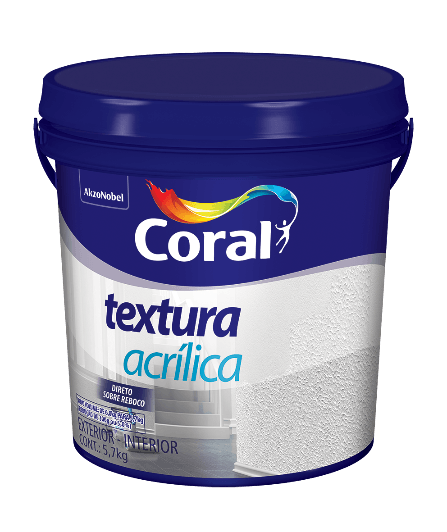 Confira como fazer diferentes texturas na parede 13 Textura Acrilica Gl Plast 57Kg Coral 2434008