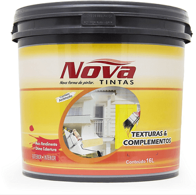 Textura Lisa Branco Balde 25 Kg Nova Tintas
