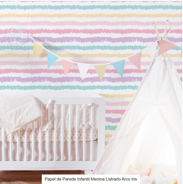 Confira o passo a passo de como aplicar tecido adesivo nas paredes 8 Arco iris Grudado