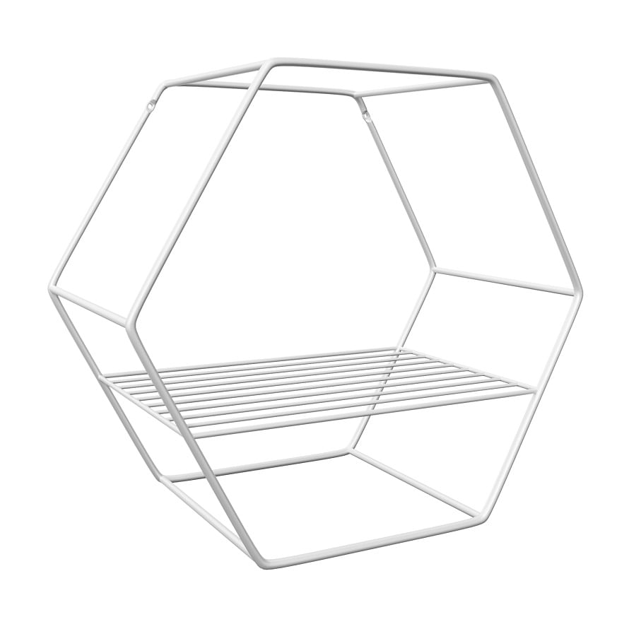 Saiba como usar nichos coloridos na decoração da sua casa 15 HEXAGONAL