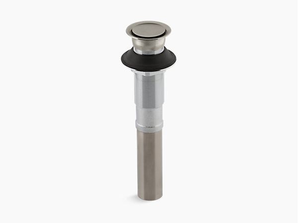 Válvula De Escoamento Click Sem Ladrão Níquel Escovado Kohler