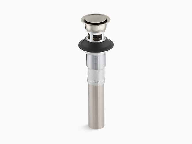 Válvula De Escoamento Click Com Ladrão Níquel Escovado Kohler