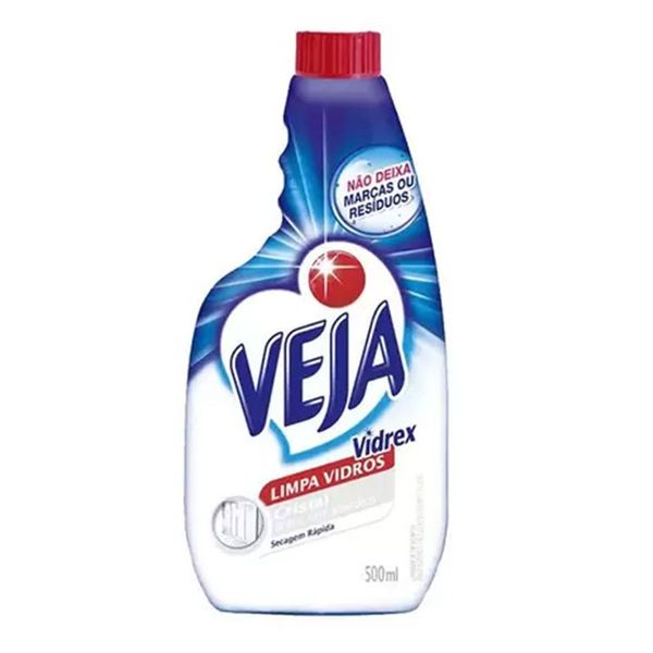 Veja Vidrex Cristal Pulverizador Refil 500mL
