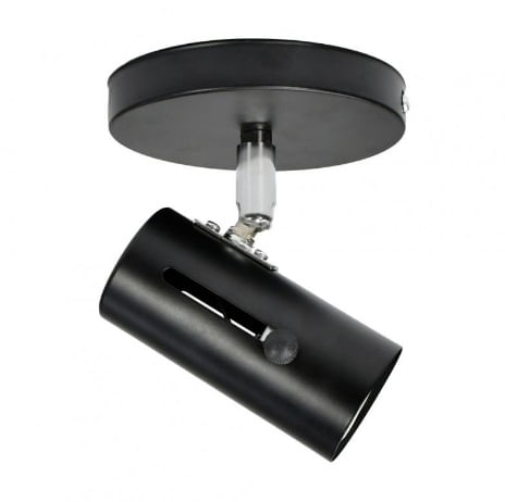 Spot De Trilho Vision Gu10 Preto LLumm Bronzearte