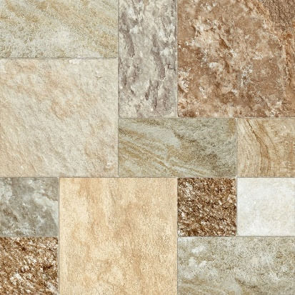 Piso Marrom Granilha Tipo A 70x70cm Bold 3,50 m² Rochaforte
