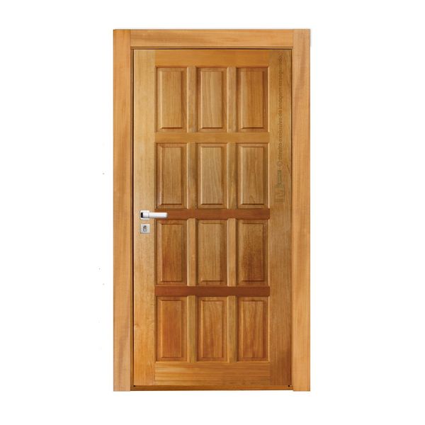 Kit Porta PV12 c/ Fechadura Esquerda 210x82cm Tauari Mapaf
